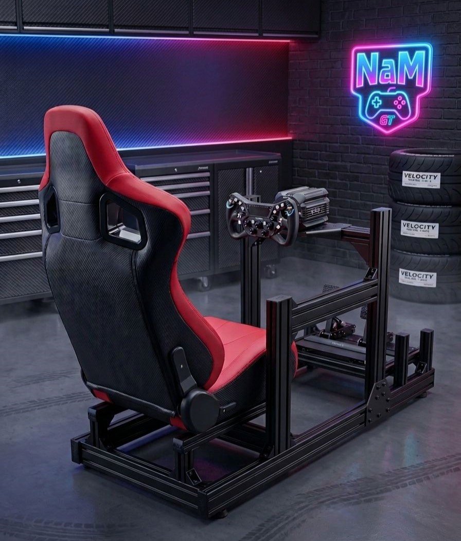 Cockpit Simracing GT Pro de Aluminio Reforzado